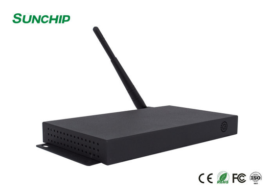 Black Metal 4K 60FPS EDP LVDS HD Ethernet Android Linux Medya Oynatıcı Kutusu