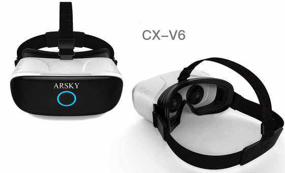 ARSKY CX-V6 Sanal Gerçeklik Polimer pil 3D Kulaklık Gözlük Bluetooth WiFi 2K Ekran