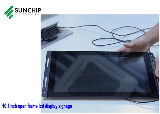 LCD Açık Çerçeve Dijital Tabela Metal Reklam Oynatıcı Endüstriyel LCD Monitör