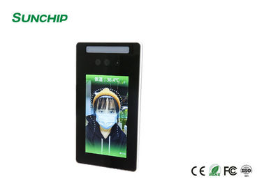 Giriş Çıkış için LCD Dijital Tabela Ekran Yüz Tanıma Kızılötesi Termometre