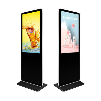 UHD Kapalı Çoklu Dokunmatik LCD Ekran Kiosk Ayaklı Reklam Ekranı