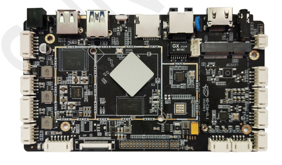 Rockchip RK3566 Dört Çekirdekli gömülü sistem kol kurulu 4K Anakart LVDS EDP HD MIPI dokunmatik ekran için endüstriyel kart