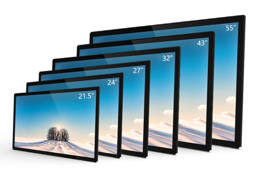 18.5' 21.5' 23.8' 27' Android Dokunmatik ekran LCD Ekran Dijital İşaret Ağı Reklam Kiosku desteği WIFI 4G LAN