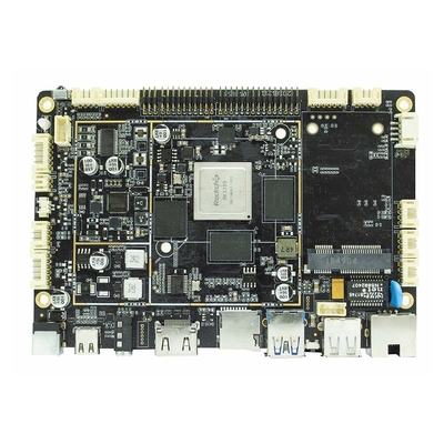 Rockchip RK3399 4K lvds edp çözünürlük 1080P 4GB DDR 32GB EMMC gömülü sistem panosu Hexa-Core WIFI ARM panosu