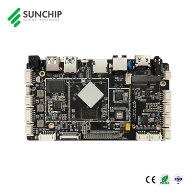 Etkileşimli Dokunmatik Ekran Rockchip Anakart RK3566 Dört Çekirdekli LVDS HD-MI 4K Kol Android Anakart